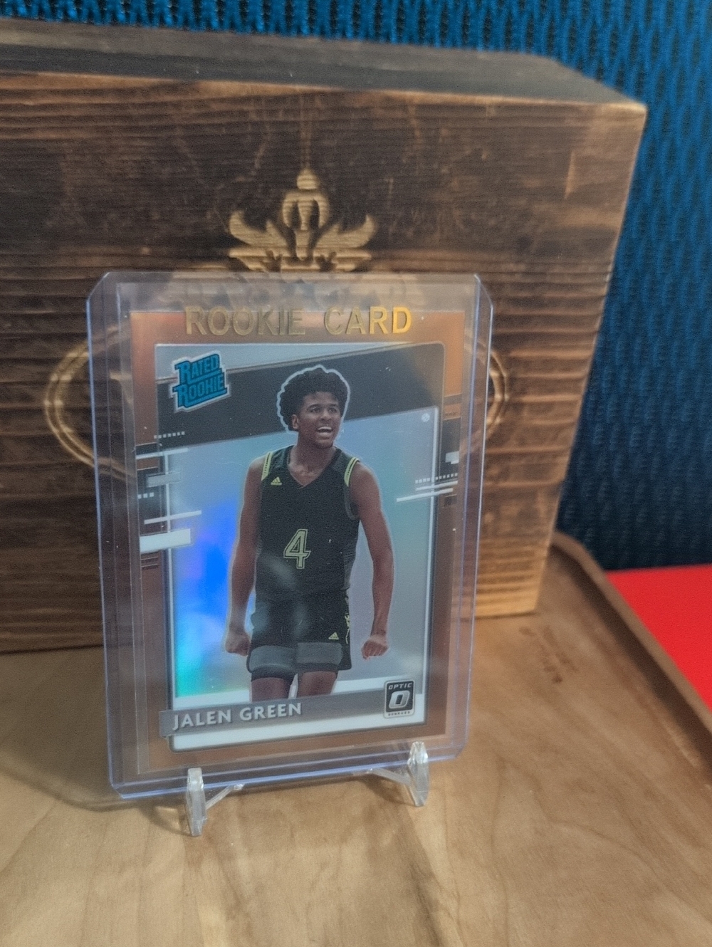2021 Donruss Optic Jalen Green Rated Rookie Prizm Rockets Suns
